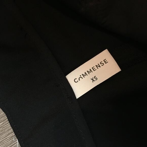 Commense black front pleated Wide leg dress pants Size XS - Picture 5 of 10